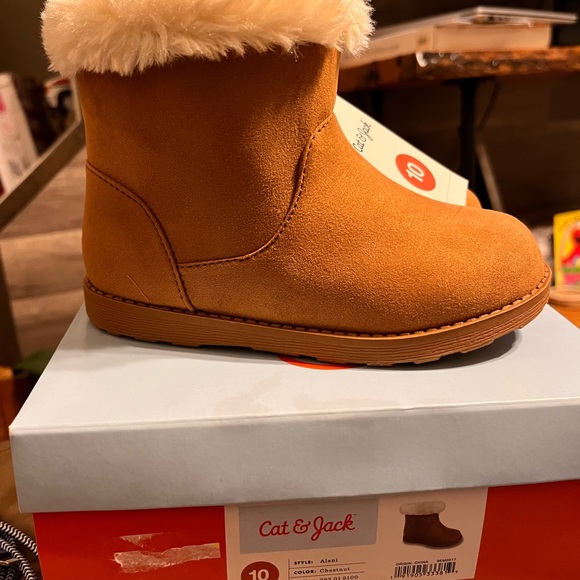 Brand New Cat Jack brown boots toddler size 10 - Picture 3 of 3